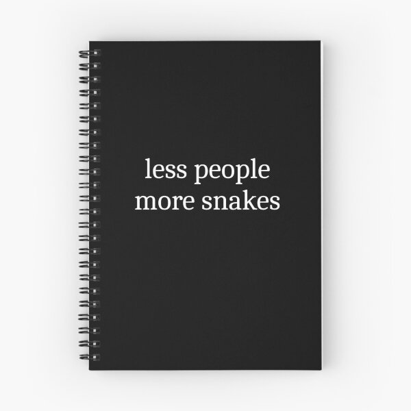 Item preview, Less People More Snakes designed and sold by Sleepy Cat Design.