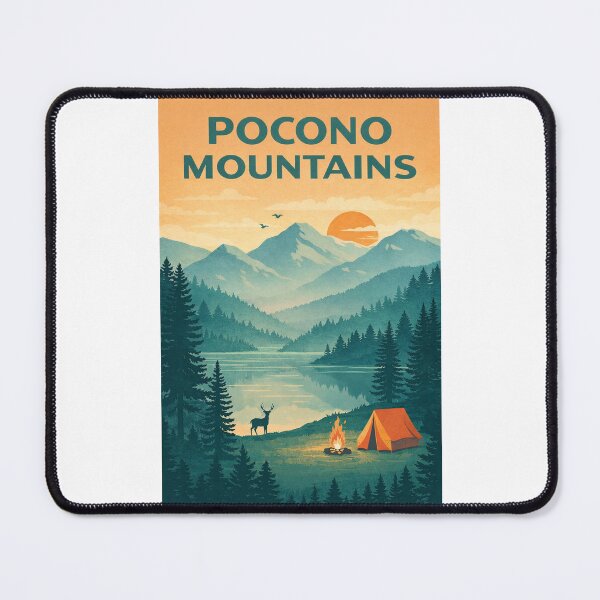 Item preview, Pocono Mountains and Lake Wilderness, Pennsylvania designed and sold by Places On Earth.