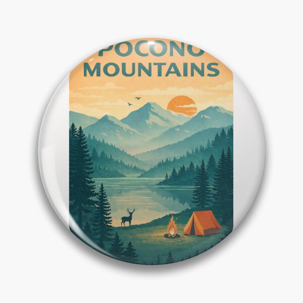 Item preview, Pocono Mountains and Lake Wilderness, Pennsylvania designed and sold by Places On Earth.