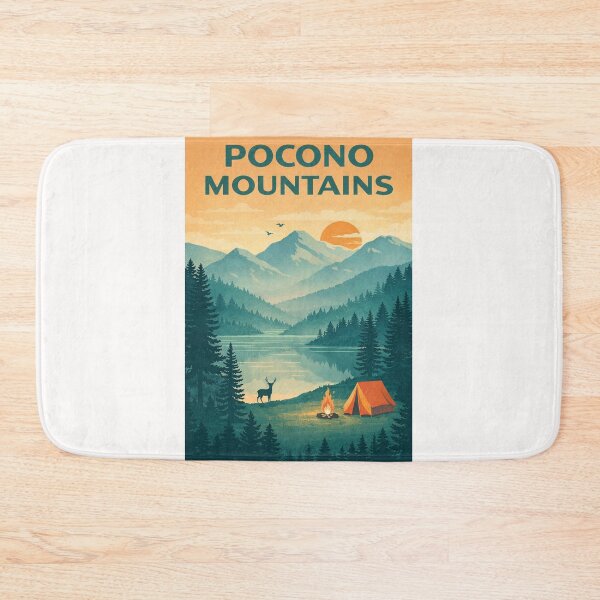 Item preview, Pocono Mountains and Lake Wilderness, Pennsylvania designed and sold by Places On Earth.