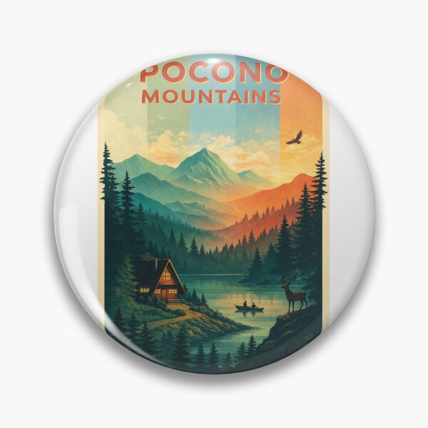 Item preview, Pocono Mountains Highlands and Forested Valley designed and sold by Places On Earth.