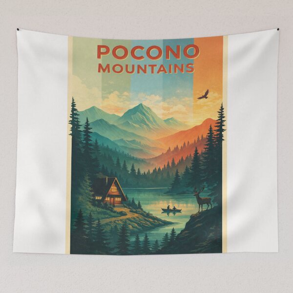 Item preview, Pocono Mountains Highlands and Forested Valley designed and sold by Places On Earth.