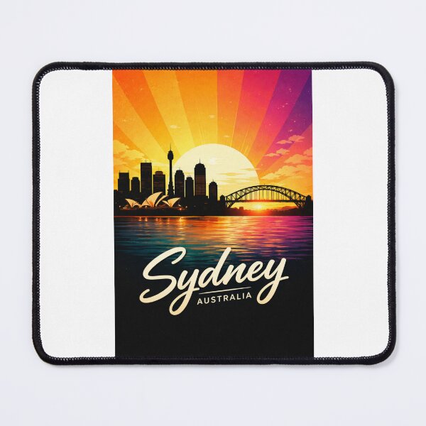Item preview, Sydney Harbour Skyline and Iconic Landmarks designed and sold by Places On Earth.