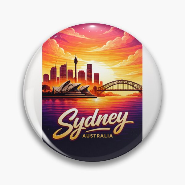 Item preview, Sydney Harbour at Sunset and City Skyline designed and sold by Places On Earth.