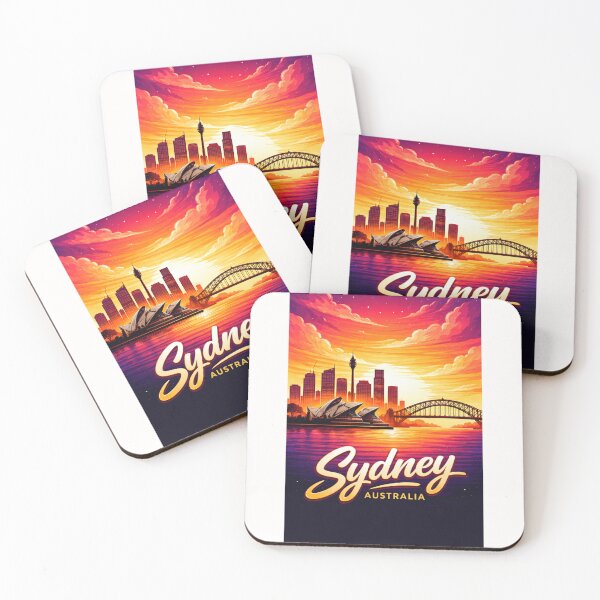 Item preview, Sydney Harbour at Sunset and City Skyline designed and sold by Places On Earth.
