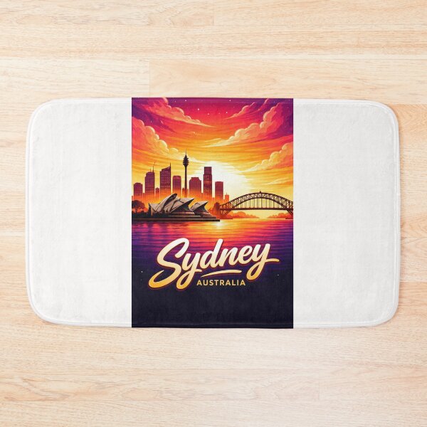 Item preview, Sydney Harbour at Sunset and City Skyline designed and sold by Places On Earth.