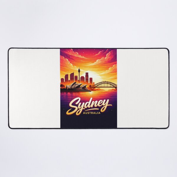 Item preview, Sydney Harbour at Sunset and City Skyline designed and sold by Places On Earth.