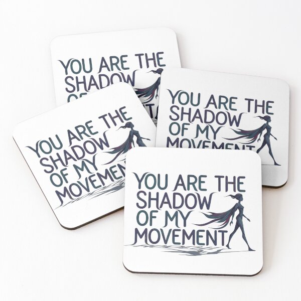Item preview, You Are The Shadow Of My Movement – Poetic Quote T-Shirt designed and sold by Imaginarium of Chaos falcon88 .
