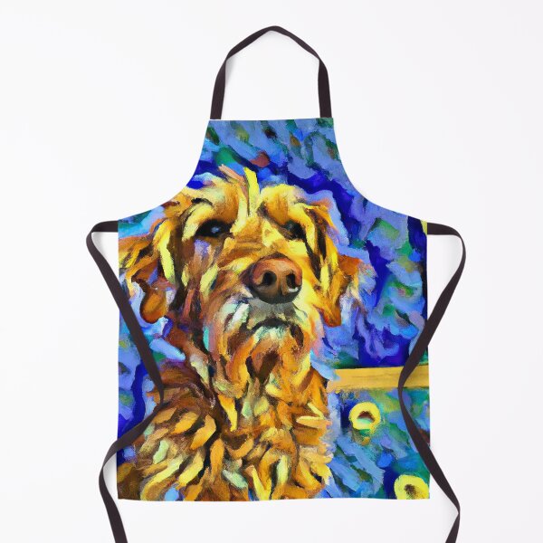 Item preview, Colorful Dog Portrait Impressionist Painting designed and sold by TheArtOfImpress.