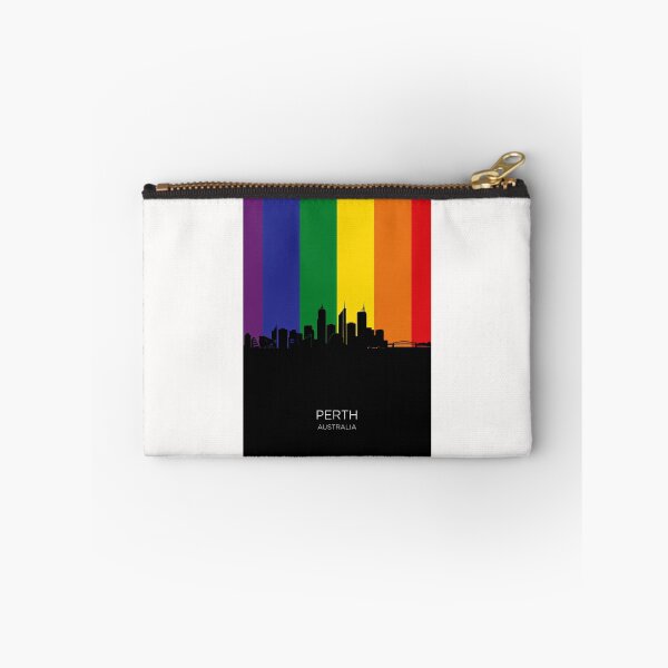 Item preview, Perth Skyline and Swan River Foreshore Rainbow designed and sold by Places On Earth.
