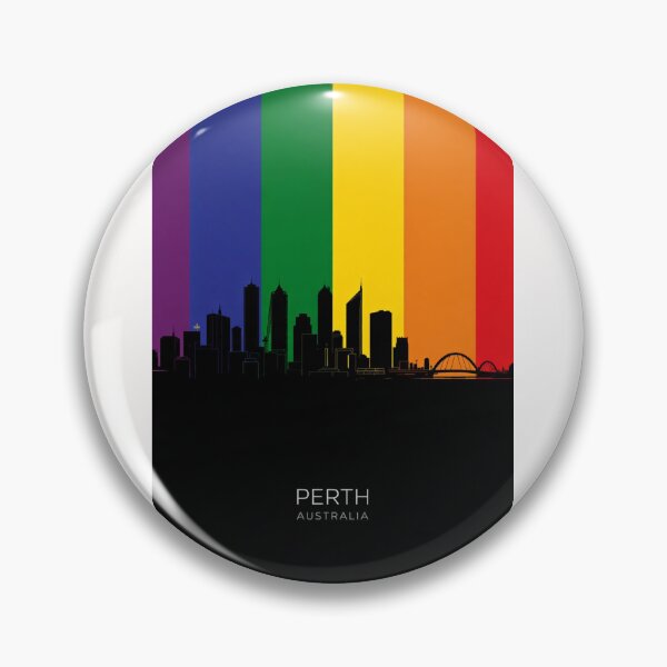 Item preview, Perth Skyline and Swan River Landmarks, Western Australia designed and sold by Places On Earth.