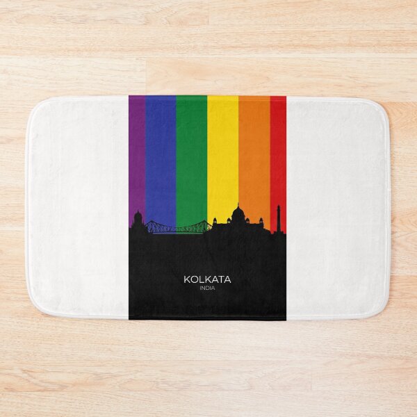 Item preview, Kolkata Skyline with Howrah Bridge and Victoria Memorial, West Bengal designed and sold by Places On Earth.