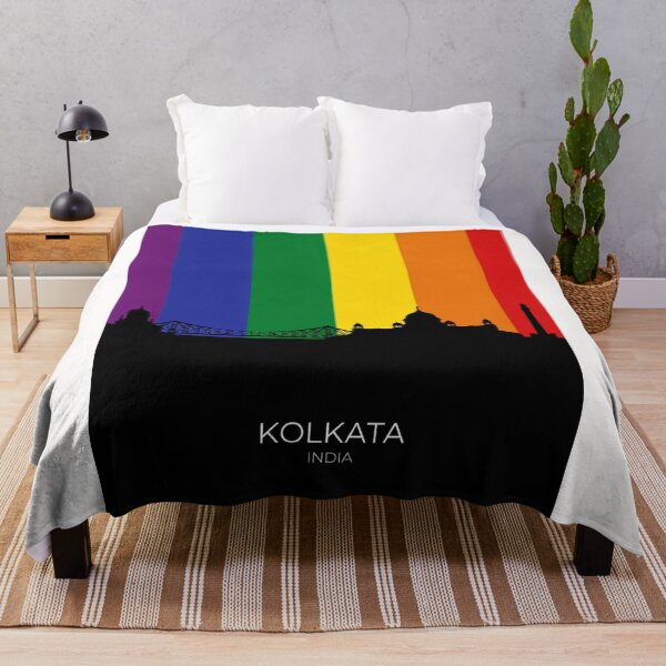 Item preview, Kolkata Skyline with Howrah Bridge and Victoria Memorial, West Bengal designed and sold by Places On Earth.