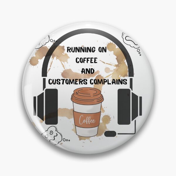 Item preview, Running on coffee and customer complains  designed and sold by Daffodil2195.