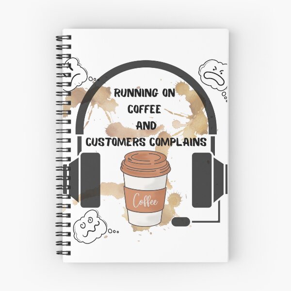 Item preview, Running on coffee and customer complains  designed and sold by Daffodil2195.