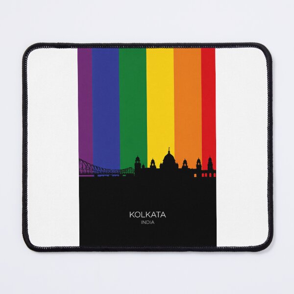 Item preview, Kolkata Cityscape with Howrah Bridge and Hooghly River designed and sold by Places On Earth.