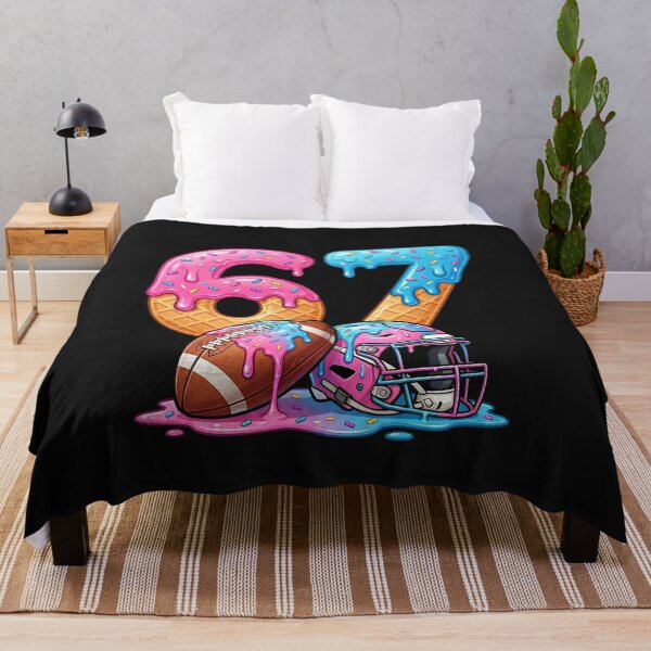 Item preview, Football Ice Cream Drip 67 Helmet Boys Six Seven Game Day  designed and sold by ArleneRowe.