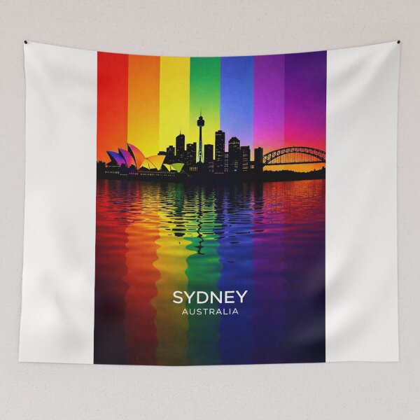 Item preview, Sydney Harbour Skyline with Opera House and Harbour Bridge designed and sold by Places On Earth.
