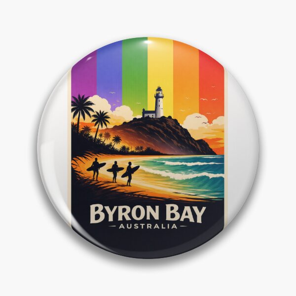 Item preview, Byron Bay Coastline with Cape Byron Lighthouse, New South Wales designed and sold by Places On Earth.