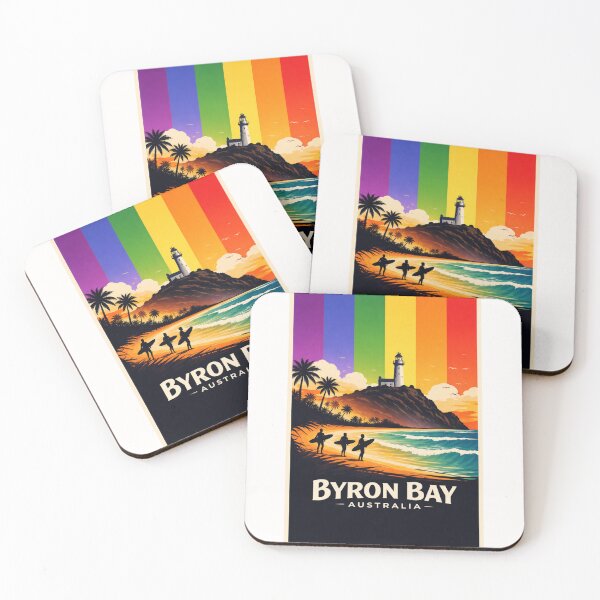 Item preview, Byron Bay Coastline with Cape Byron Lighthouse, New South Wales designed and sold by Places On Earth.