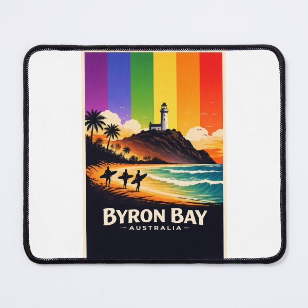 Item preview, Byron Bay Coastline with Cape Byron Lighthouse, New South Wales designed and sold by Places On Earth.