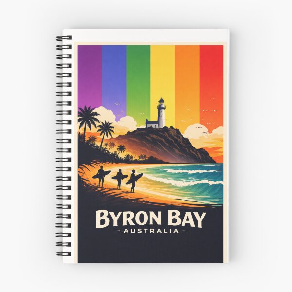 Item preview, Byron Bay Coastline with Cape Byron Lighthouse, New South Wales designed and sold by Places On Earth.