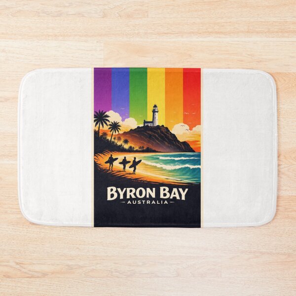 Item preview, Byron Bay Coastline with Cape Byron Lighthouse, New South Wales designed and sold by Places On Earth.