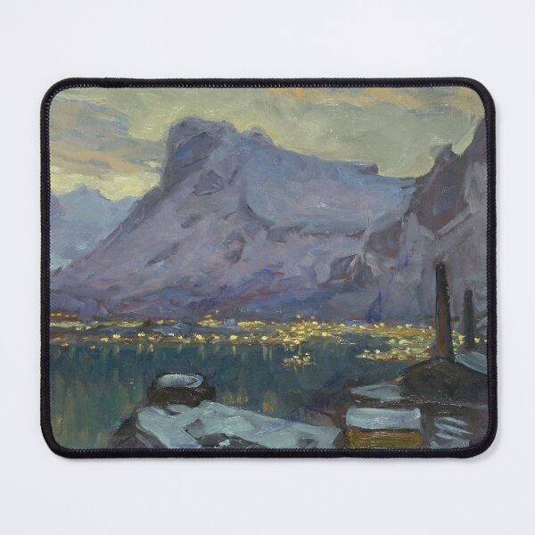 Item preview, Svolvær Harbour, Lofoten by Anna Boberg (c.1905) // Public Domain designed and sold by Vernissage-dart.