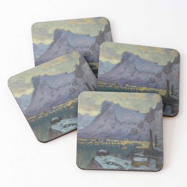 Item preview, Svolvær Harbour, Lofoten by Anna Boberg (c.1905) // Public Domain designed and sold by Vernissage-dart.