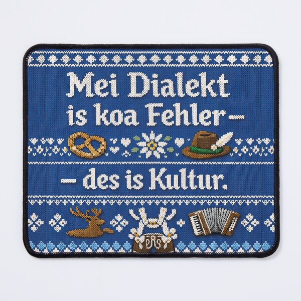 Item preview, Bavarian dialect is culture, retro knitwear design designed and sold by Mauswohn.