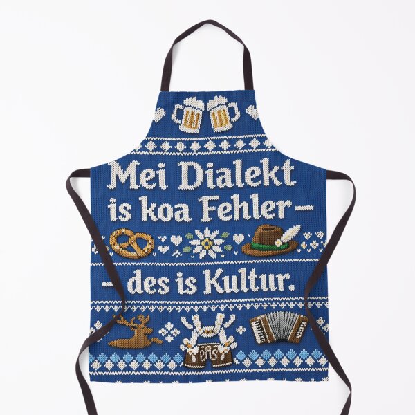 Item preview, Bavarian dialect is culture, retro knitwear design designed and sold by Mauswohn.