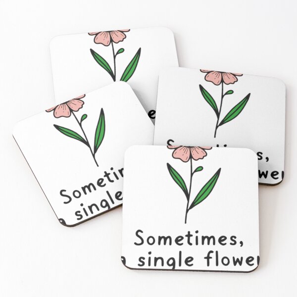 Item preview, Copy of Sometimes, a single flower is enough designed and sold by John-Rock.