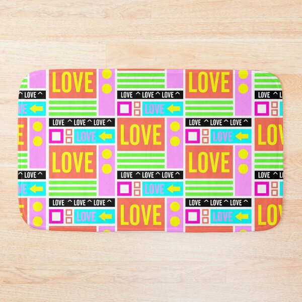 Item preview, Love Retro Pop Art Geometric Pattern designed and sold by Mauswohn.