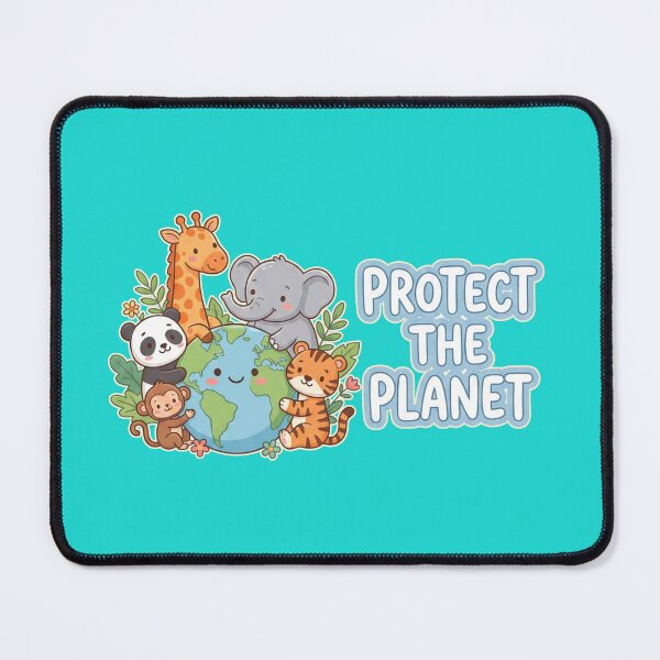Item preview, Protect The Planet Cute Animals Earth Day designed and sold by AdyKurniawan.
