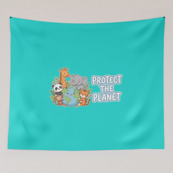 Item preview, Protect The Planet Cute Animals Earth Day designed and sold by AdyKurniawan.