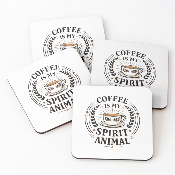 Item preview, Coffee Is My Spirit Animal designed and sold by the-dovlat.