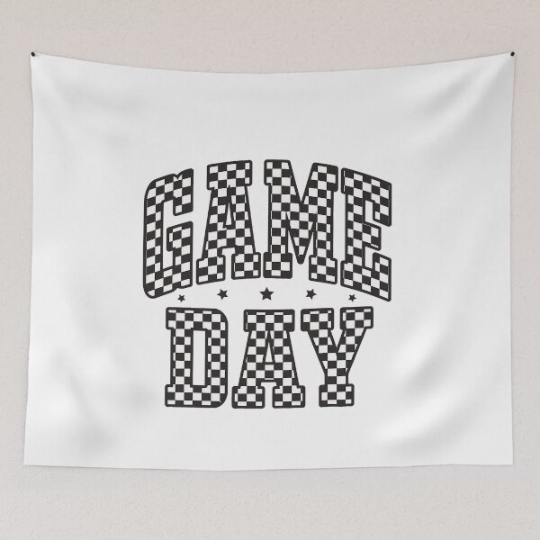 Item preview, Funny Checkered Game Day Football Black White Gift Women  designed and sold by ArleneRowe.