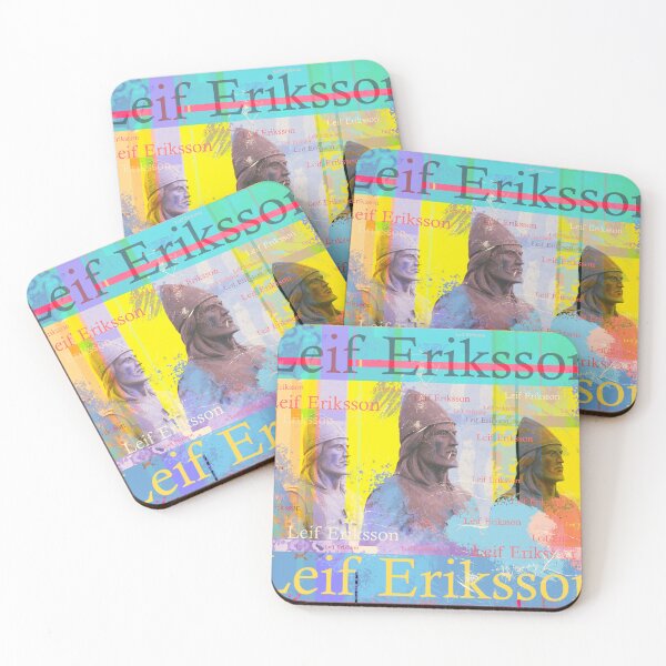 Item preview, Leif Eriksson: Explorer in Pop Art Style designed and sold by Mauswohn.