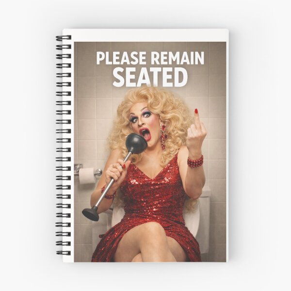 Item preview, Please Remain Seated Drag Performer Bathroom Poster designed and sold by Places On Earth.