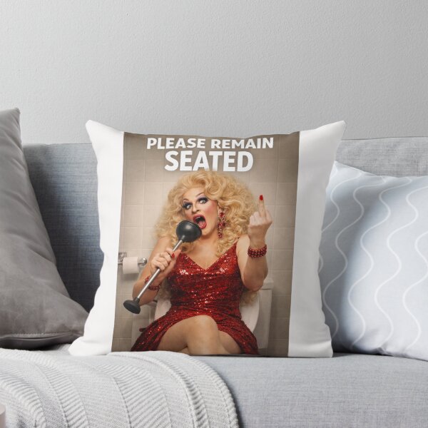 Item preview, Please Remain Seated Drag Performer Bathroom Poster designed and sold by Places On Earth.