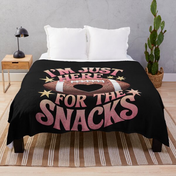 Item preview, Funny Football Shirt Women I'm Just Here for The Snacks  designed and sold by ArleneRowe.