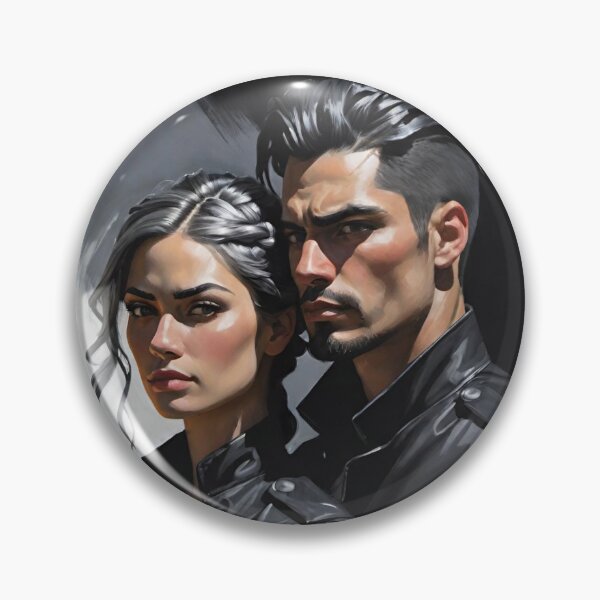 Item preview, Dark Dragon Riders Couple – Intense Fantasy Romance Art Print designed and sold by DudasAmiles.