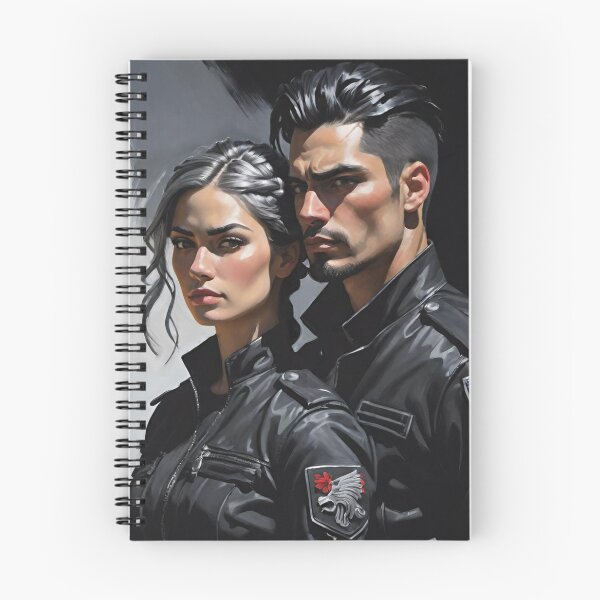 Item preview, Dark Dragon Riders Couple – Intense Fantasy Romance Art Print designed and sold by DudasAmiles.