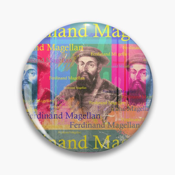 Item preview, Ferdinand Magellan: circumnavigator in pop art design designed and sold by Mauswohn.