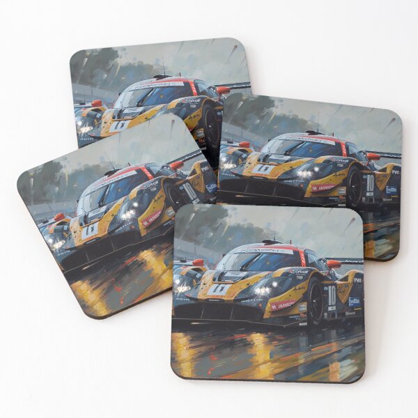 Item preview, Race Car in Rain Impressionist Racing Painting designed and sold by TheArtOfImpress.