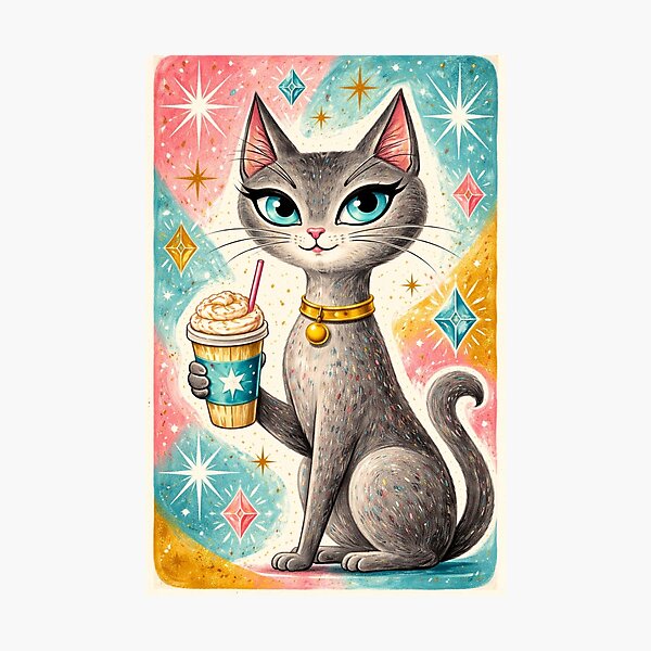Item preview, Cats With Snacks Series A designed and sold by VFWChuck.