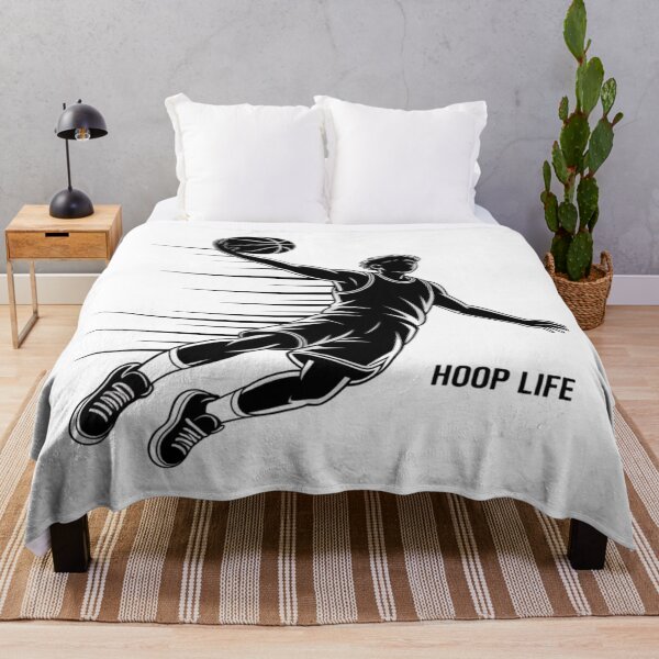 Item preview, Hoop Life Dunk Silhouette Basketball Player Streetwear T-Shirt designed and sold by RMTrendy.