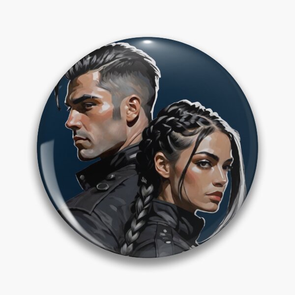 Item preview, Dark Dragon Riders Couple Portrait – Fantasy Romance Illustration designed and sold by DudasAmiles.