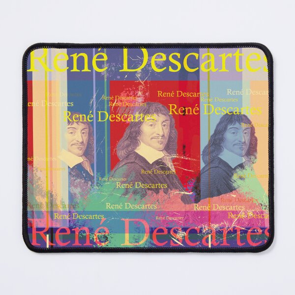 Item preview, René Descartes Portrait Collage Pop Art Design designed and sold by Mauswohn.