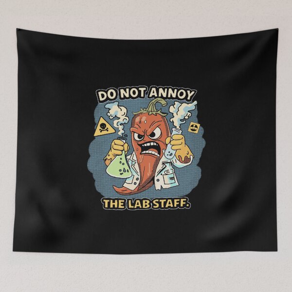 Item preview, Do Not Annoy the Lab Staff – Angry Lab Assistant Science Humor Design designed and sold by Popstudio85.